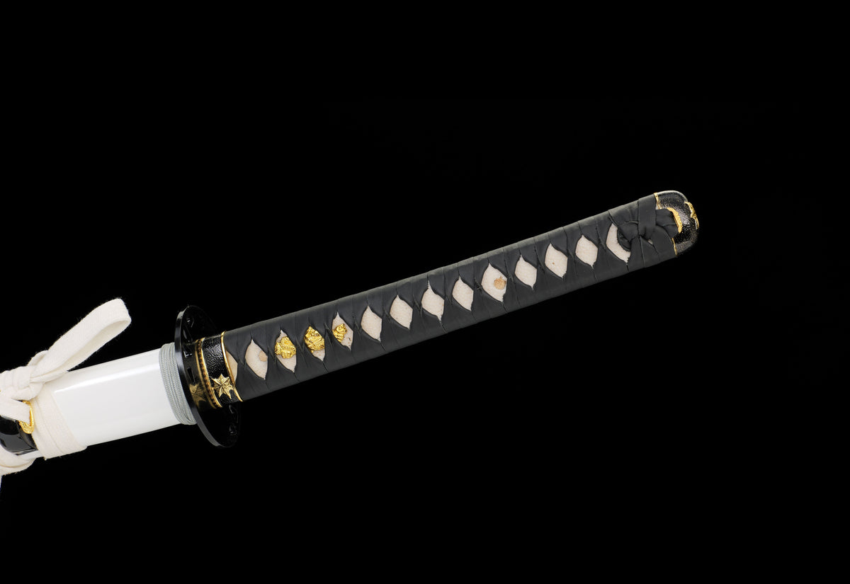 Kill Bill - Deluxe Budd's (Michael Madsen) Hattori Hanzo Hand Forged Katana in Clay Tempered HCS Katana - Tophatter Daily Deals