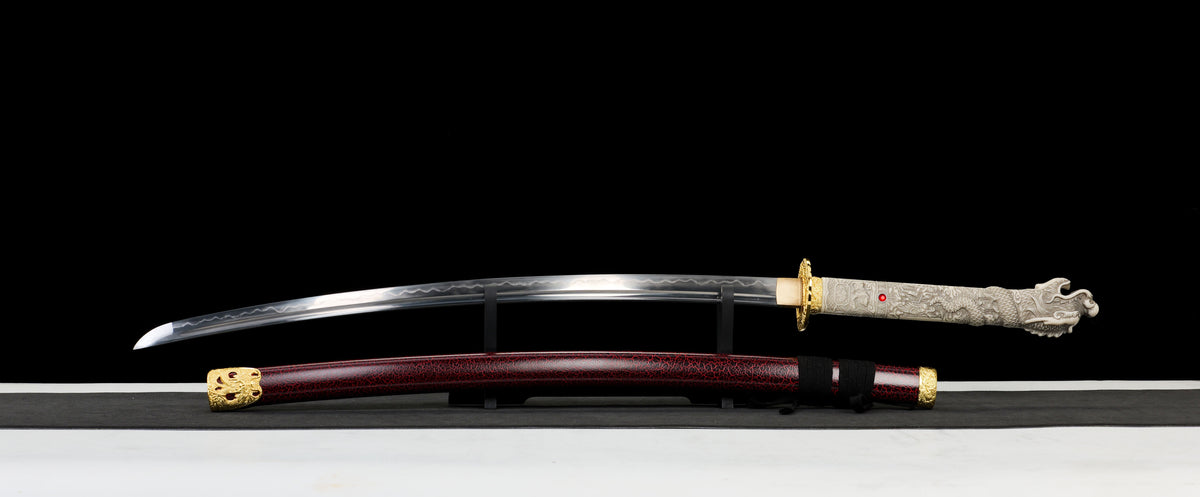 Highlander - Connor MacLeod Clay Tempered Hand Forged Katana Katana - Tophatter Daily Deals