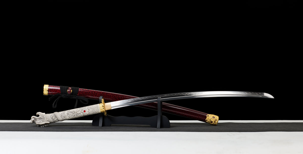 Highlander - Connor MacLeod Clay Tempered Hand Forged Katana Katana - Tophatter Daily Deals