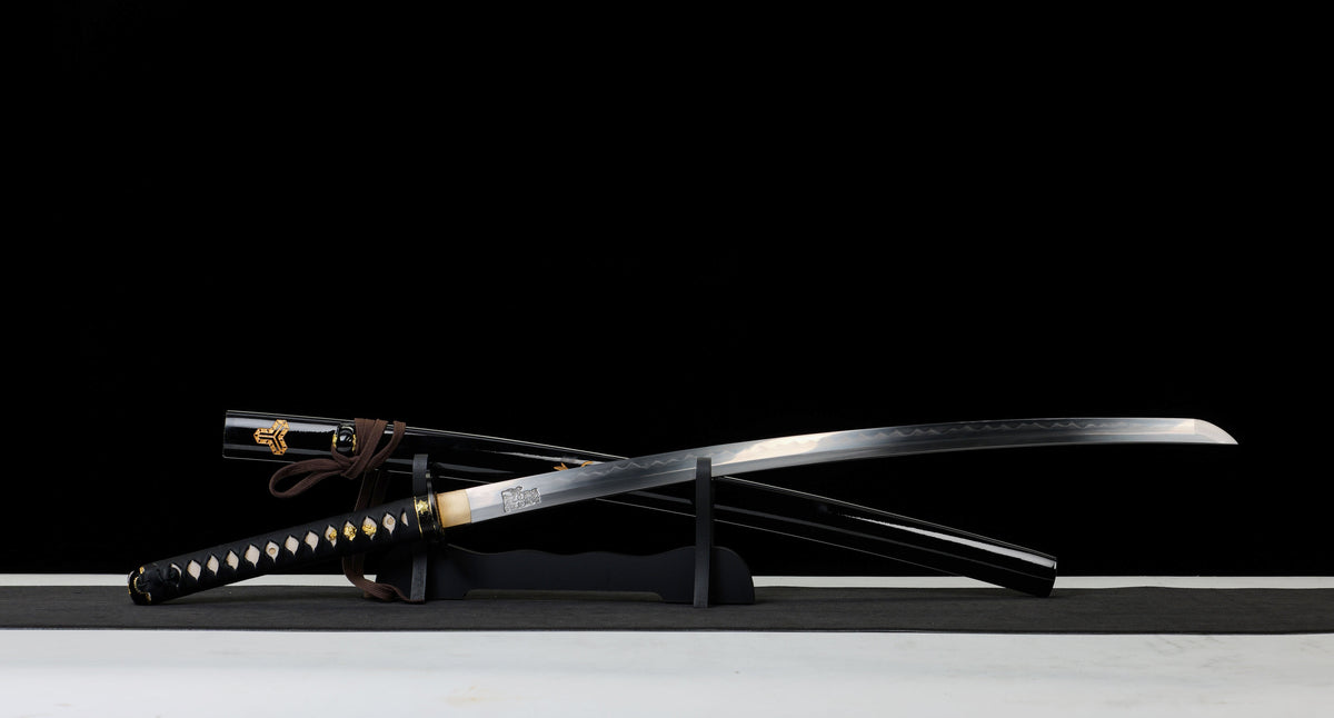 Kill Bill - Deluxe "The Bride" (Uma Thurman) Hatori Hanzo Hand Forged Katana In Clay Tempered HCS Katana - Tophatter Daily Deals