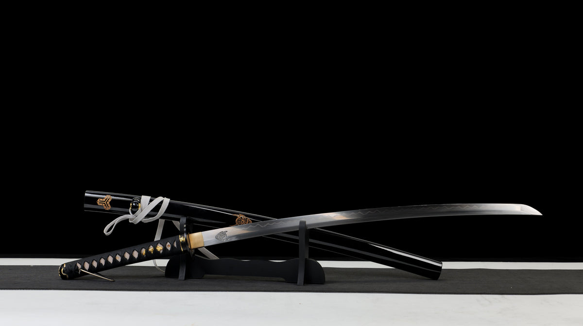 Kill Bill - Deluxe Bill's (David Carradine) Hattori Hanzo Hand Forged Katana In Clay Tempered HCS Katana - Tophatter Daily Deals