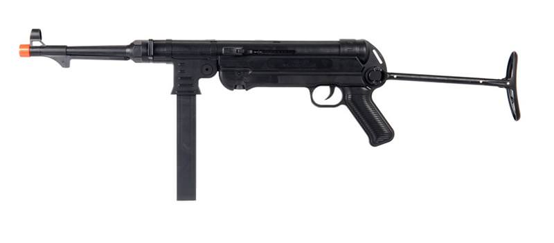 P1301 MP40 SMG Full Sized Spring Airsoft Rifle WWII Replica FPS-230 - TOPHATTER'S ARMORY DEALS Collectible Weapons - Tophatter Daily Deals