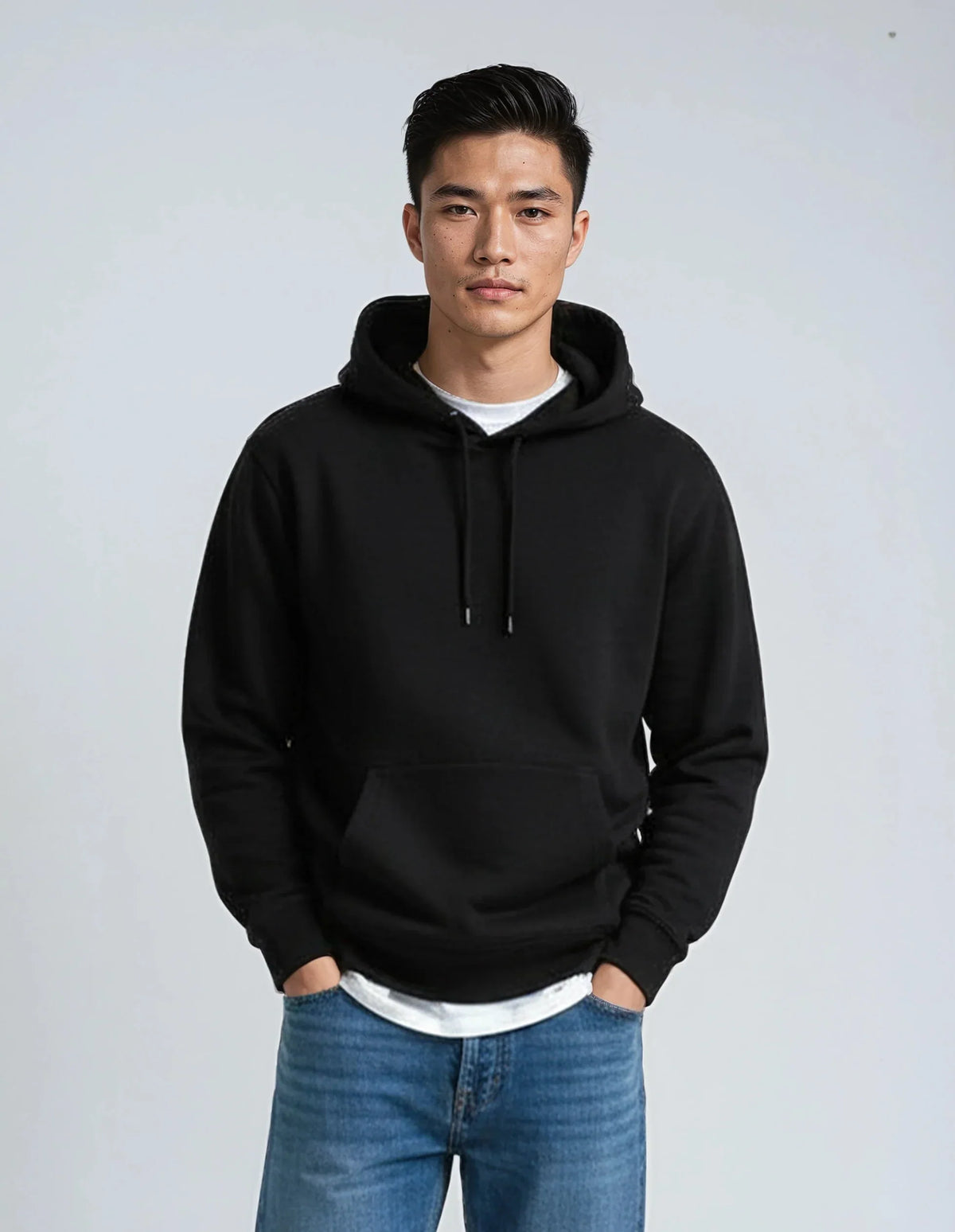 Heavyweight Hoodie BLACK Men's Tops - Tophatter Daily Deals