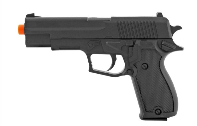 UK Arms P2220 Spring Powered Replica Airsoft Handgun - Black - Tophatter Daily Deals