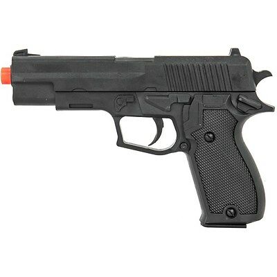 UK Arms P2220 Spring Powered Replica Airsoft Handgun - Black - Tophatter Daily Deals