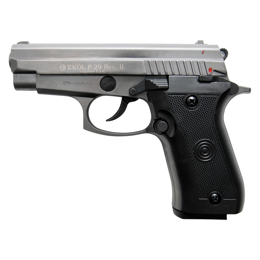 P29 Rev2 Semi Automatic Blank Firing Pistol Fume Finish - Tophatter's Guns'N'Weapons Store Collectible Weapons - Tophatter Daily Deals