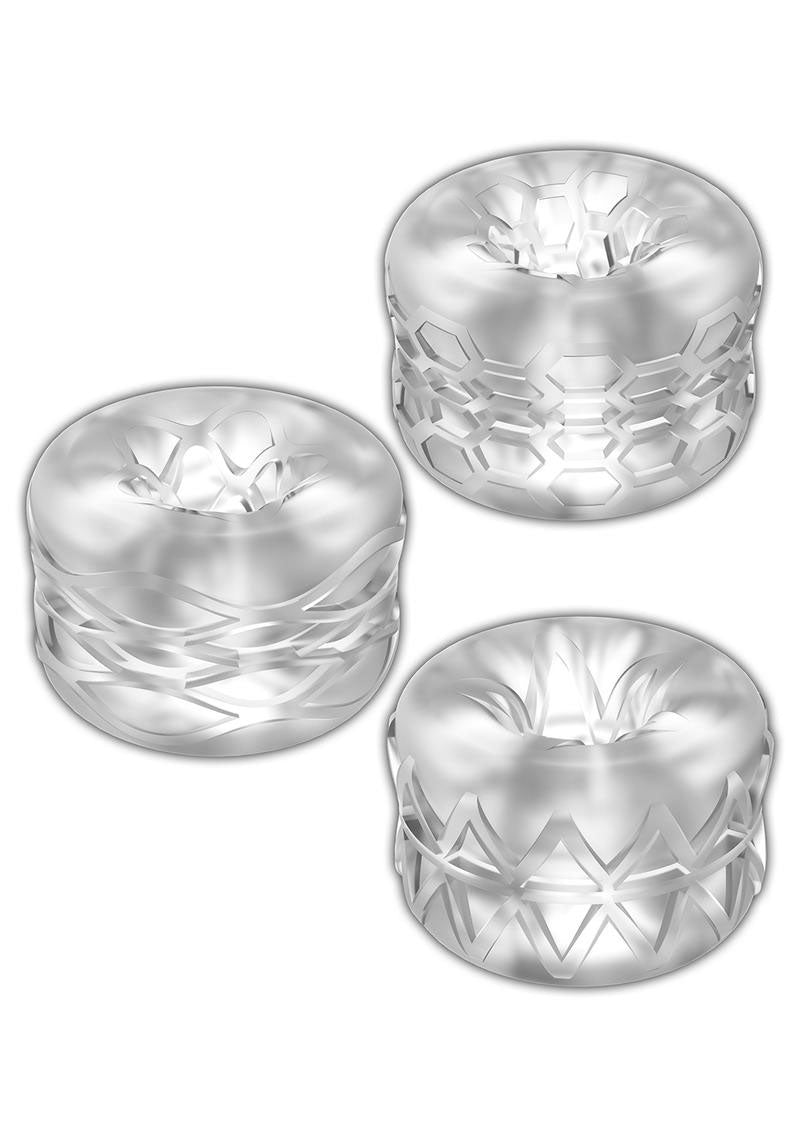 Zolo Bumperz 3 Piece Set – Textured Strokers > Sex Toys For Men > Masturbators > Manual - Tophatter Daily Deals