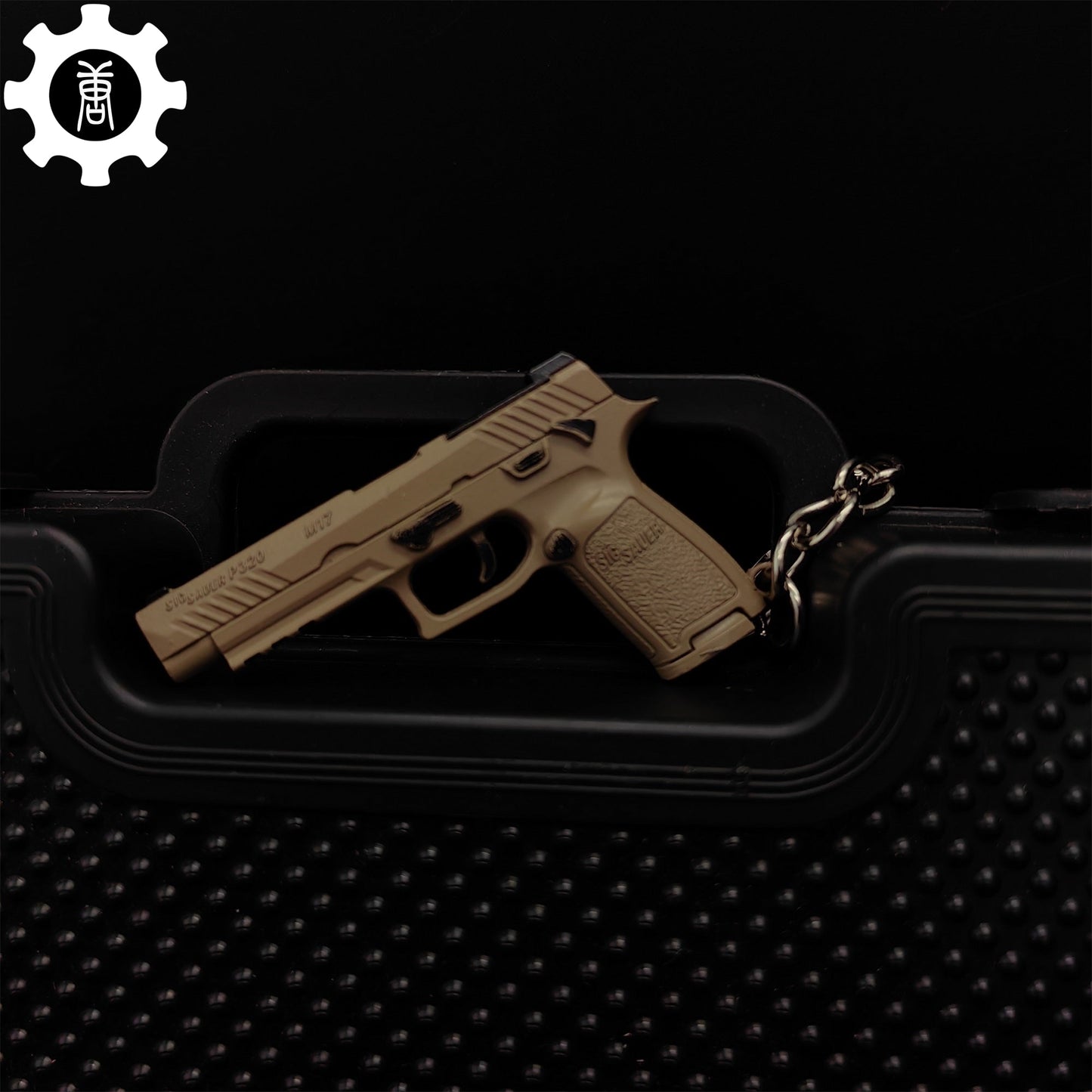 12 In 1 Metal World Famous Pistol Revolver Gun Keychain P320 - Tophatter Daily Deals