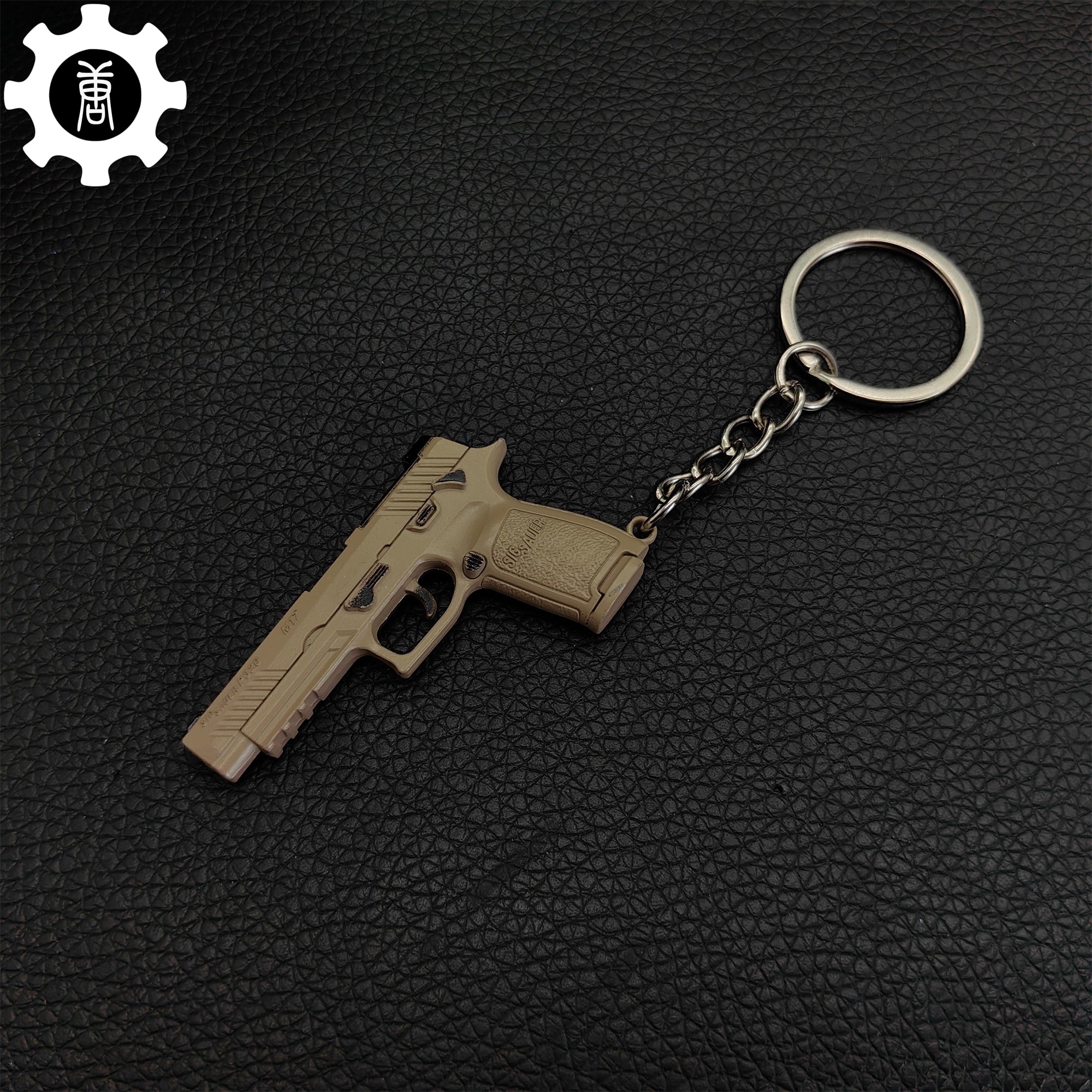 Metal Tiny P320-M17 Pistol Model Keychain - Tophatter Daily Deals