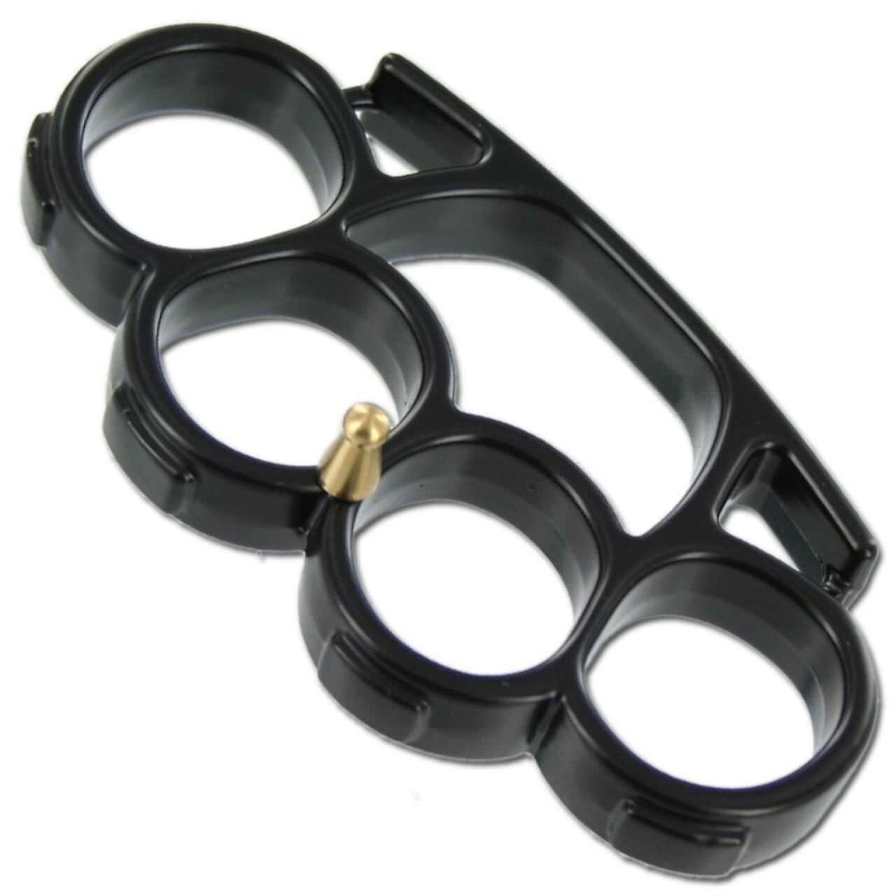 Iron Fist Knuckleduster Paperweight Buckle Black - TOPHATTER'S ARMORY DEALS Collectible Weapons - Tophatter Daily Deals