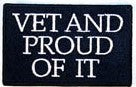 VET AND PROUD OF IT 4 INCH PATCH - Tophatter Daily Deals