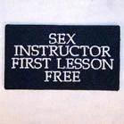 SEX INSTRUCTOR 4 INCH PATCH - Tophatter Daily Deals