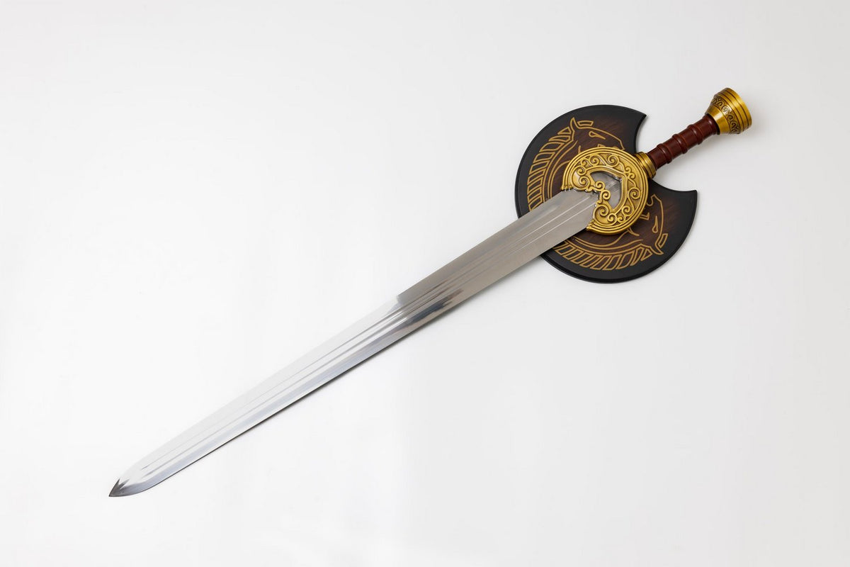 LORD OF THE RINGS - NEW AND IMPROVED Deluxe King Theoden's Herugrim Sword Sword - Tophatter Daily Deals