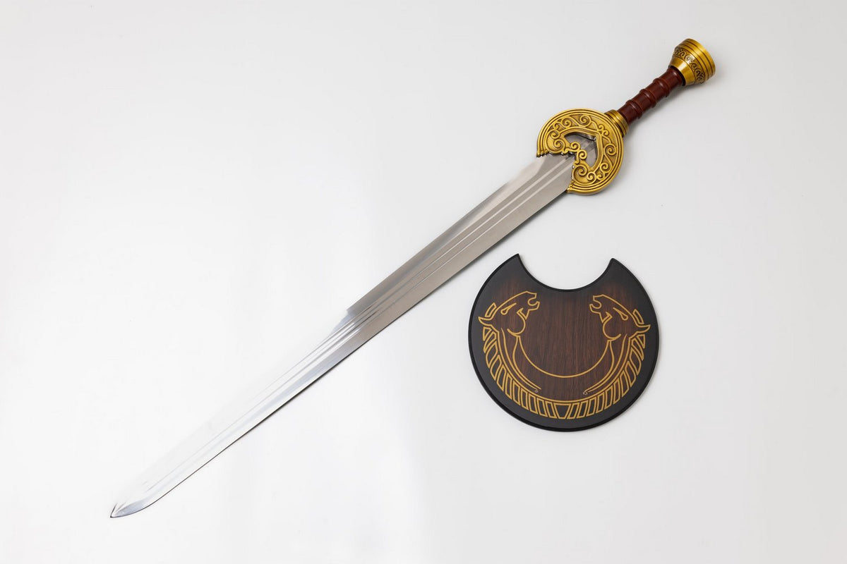 LORD OF THE RINGS - NEW AND IMPROVED Deluxe King Theoden's Herugrim Sword Sword - Tophatter Daily Deals