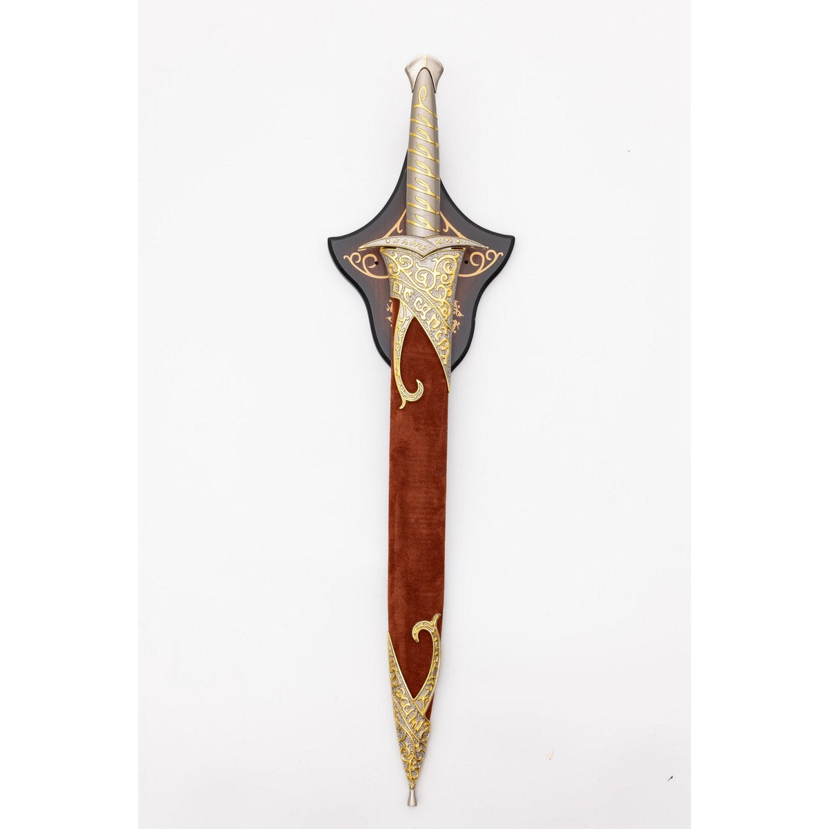 The Hobbit - Sting With Scabbard And Display Plaque (70cm) Sword Display Plaque - Tophatter Daily Deals