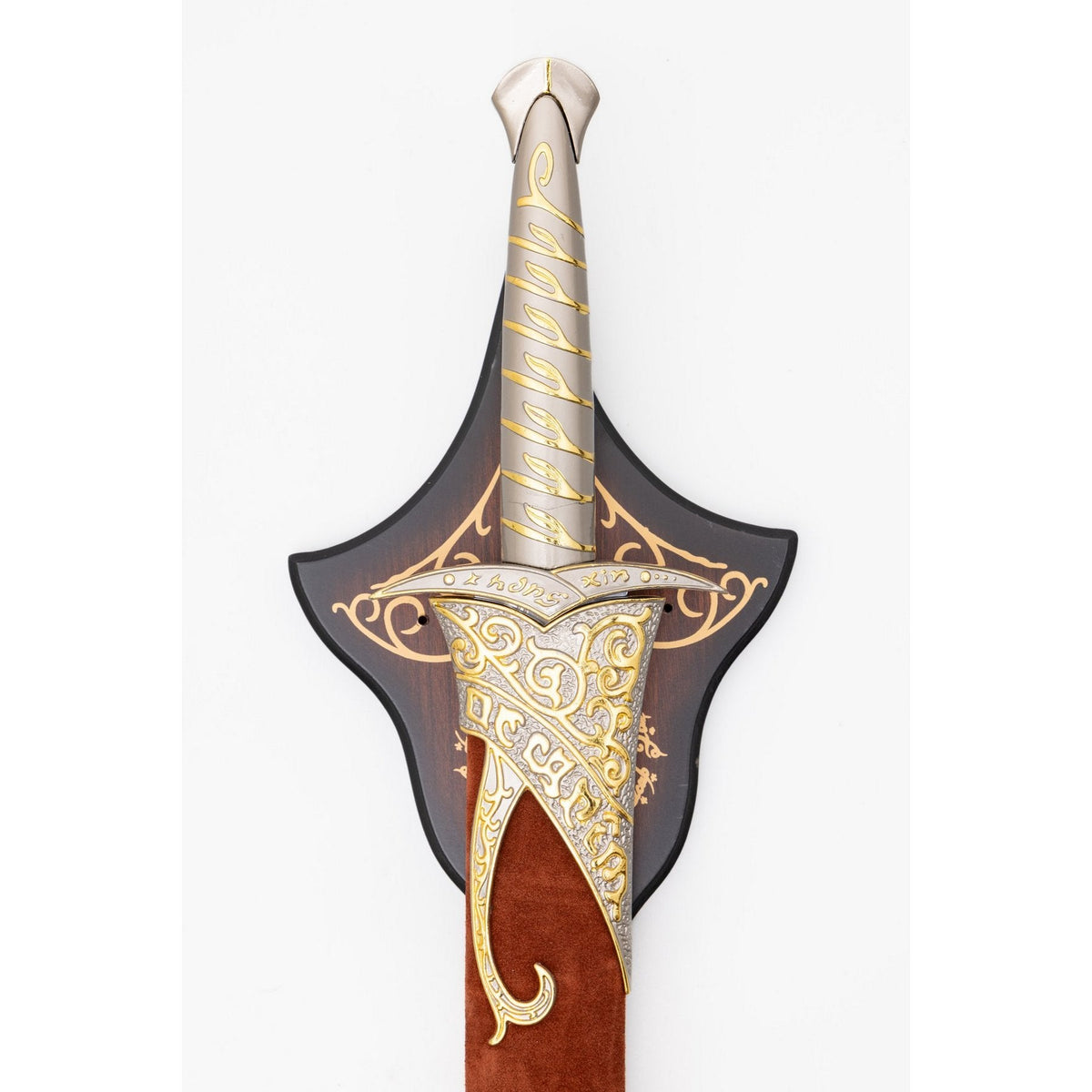 The Hobbit - Sting With Scabbard And Display Plaque (70cm) Sword Display Plaque - Tophatter Daily Deals