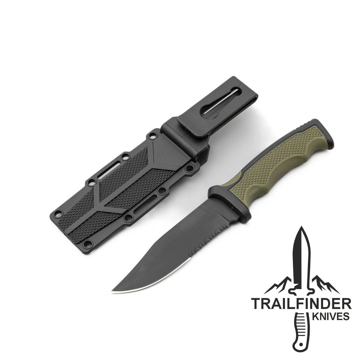 Trailfinder - All Terrain Survival Knife Fixed Blade Knife - Tophatter Daily Deals