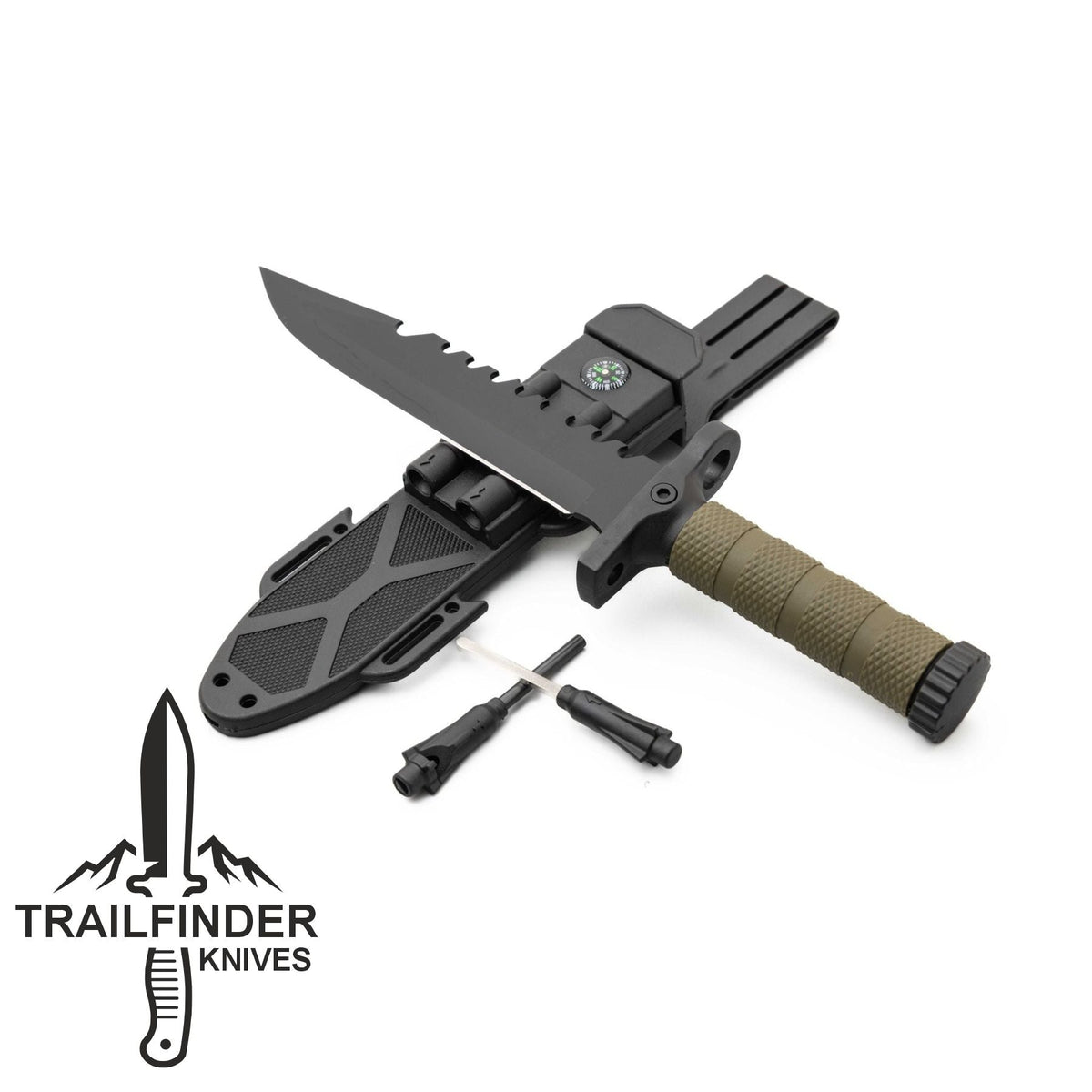 Trailfinder Expedition Knife Fixed Blade Knife - Tophatter Daily Deals