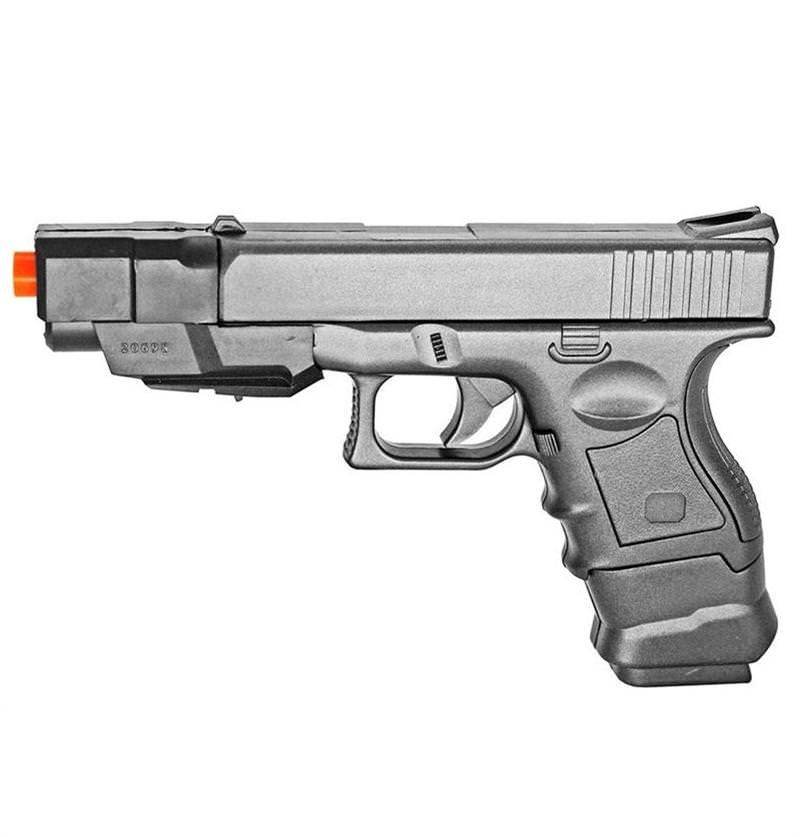 Spring Action FPS-150 Spring Airsoft Pistol with 2 Magazines Collectible Weapons - Tophatter Daily Deals