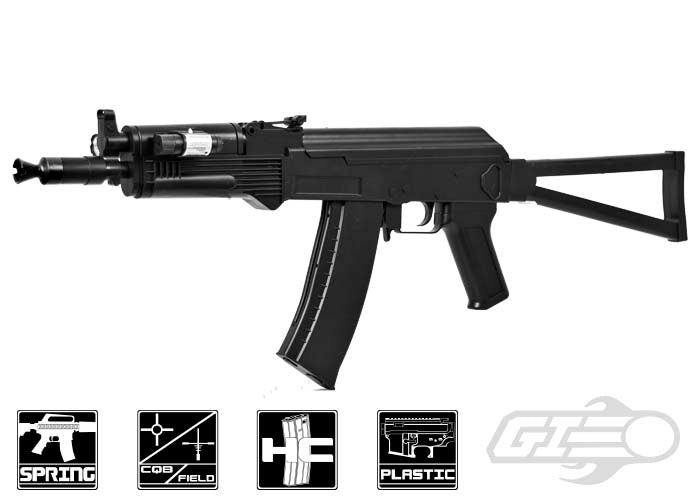 UK Arms P74 AKS74UN Carbine Spring Airsoft Rifle - Tophatter Daily Deals