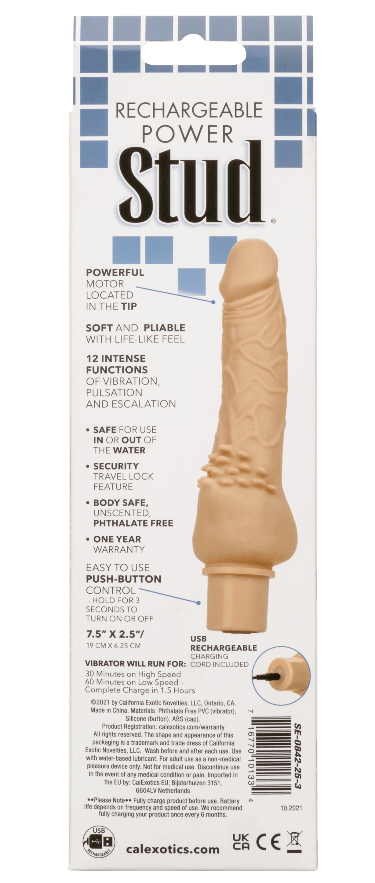 Power Stud Cliterrific Extra Large Vibrator - Ivory > Vibrators > Standard Vibrators - Tophatter Daily Deals