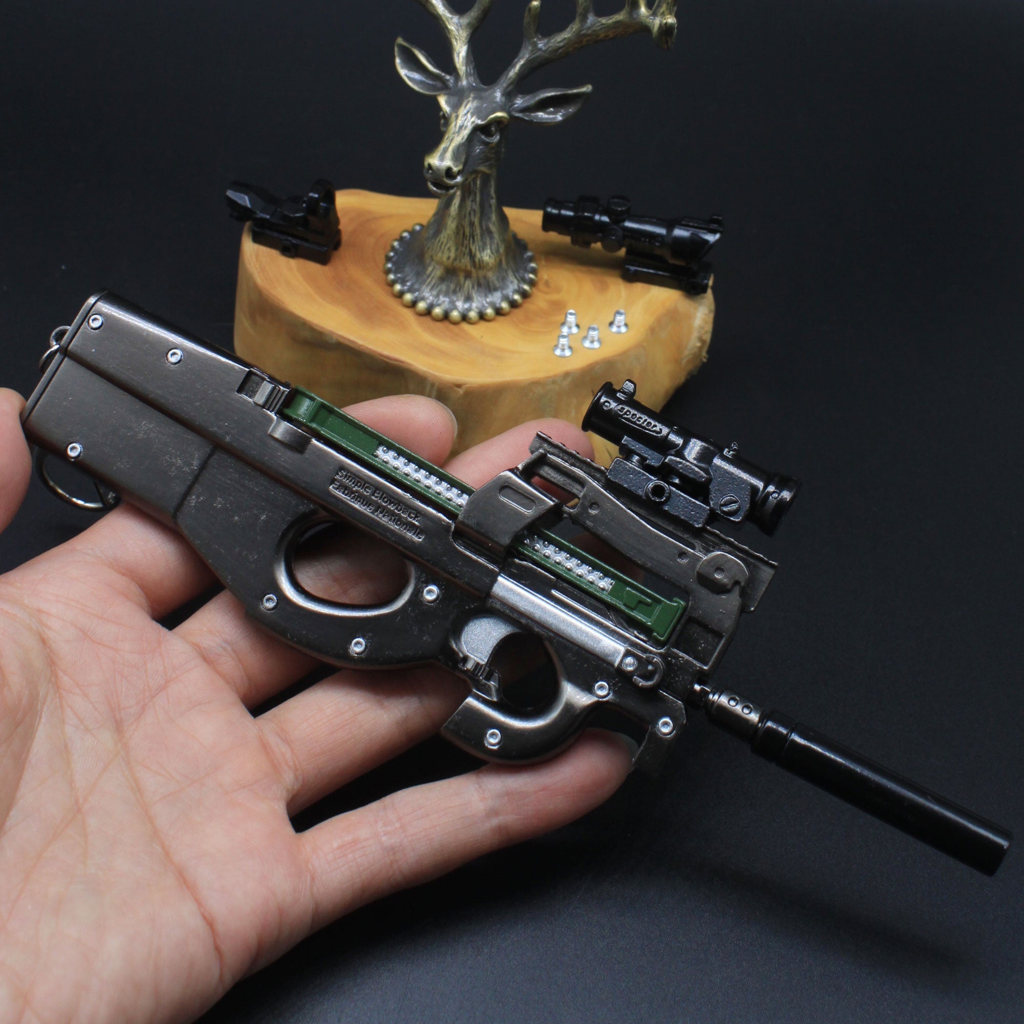 P90 Mental Submachine Miniature Gun 14CM/5.5