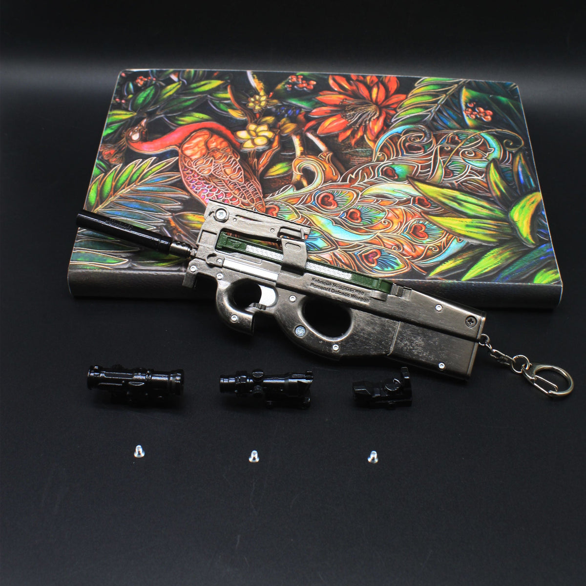 P90 Mental Submachine Miniature Gun 14CM/5.5" - Tophatter Daily Deals