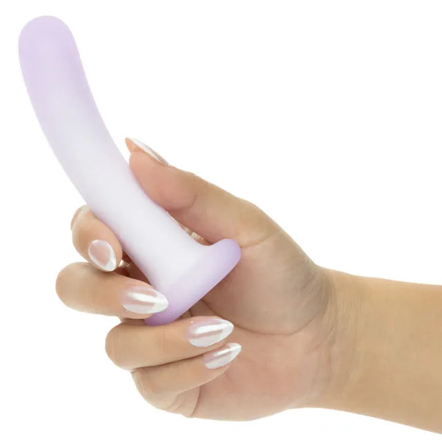 Lavender Haze Slender Curved Probe (Purple) – 4.5" Waterproof Curved Vibrator > Dildos > Neutral Dildos - Tophatter Daily Deals