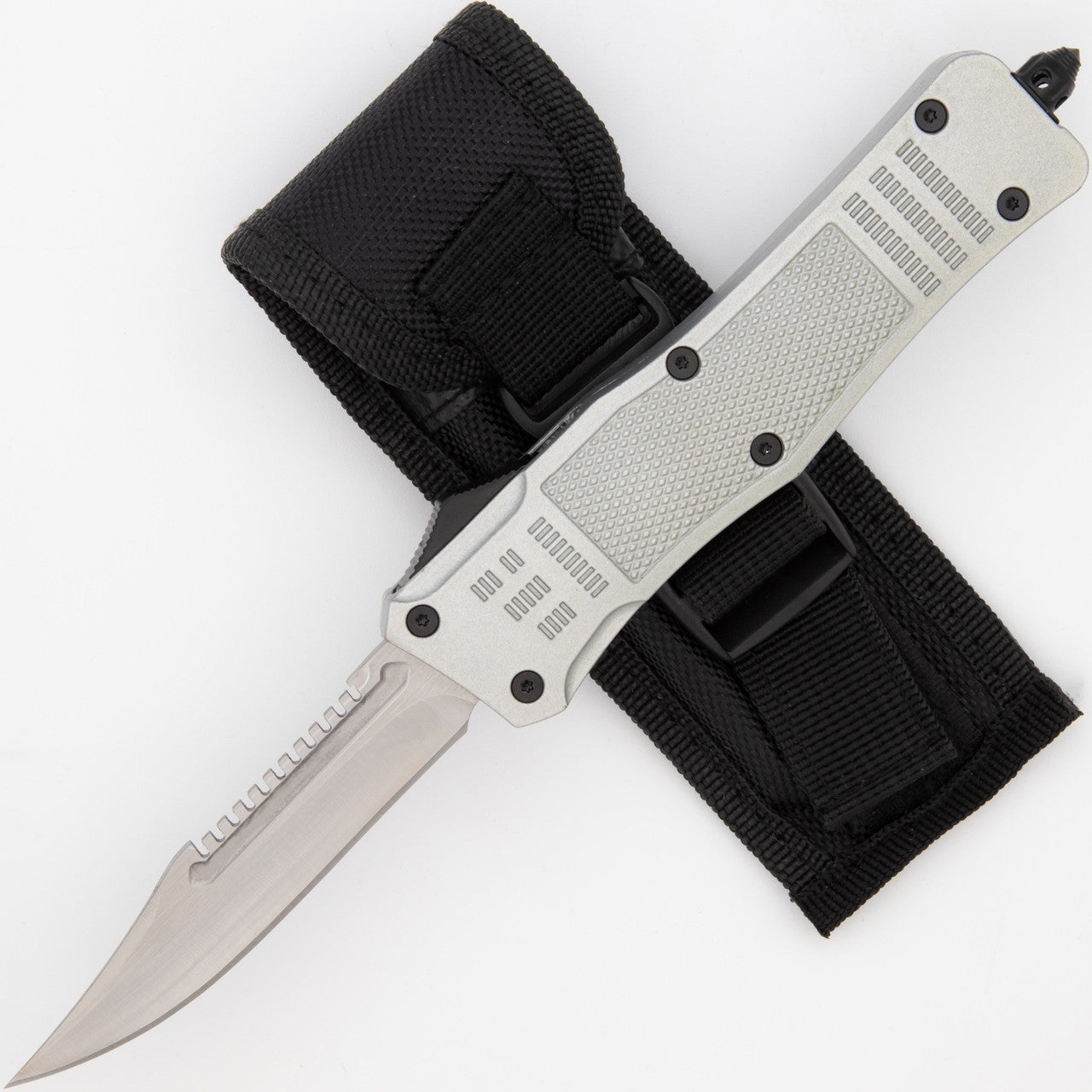 9.3" Magnetic Field Automatic Out the Front Knife - TOPHATTER'S ARMORY DEALS Collectible Weapons - Tophatter Daily Deals