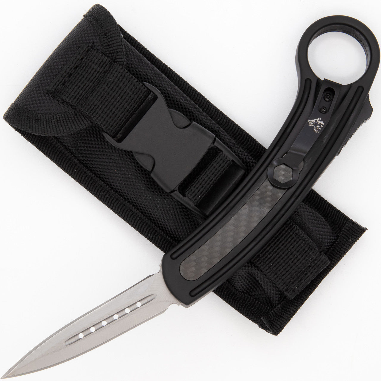 8.75" Karambit Style Automatic Dual Action Out the Front Knife - TOPHATTER'S ARMORY DEALS Collectible Weapons - Tophatter Daily Deals
