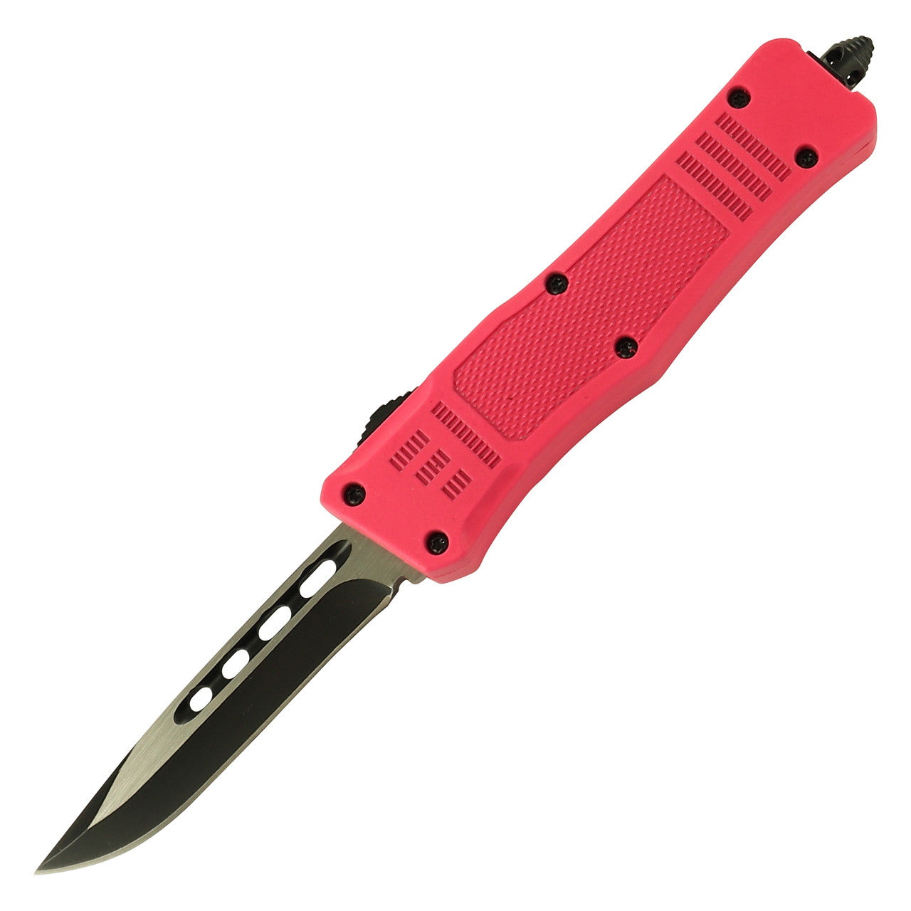 7" Hot Pink Automatic Out the Front Knife - TOPHATTER'S ARMORY DEALS Collectible Weapons - Tophatter Daily Deals