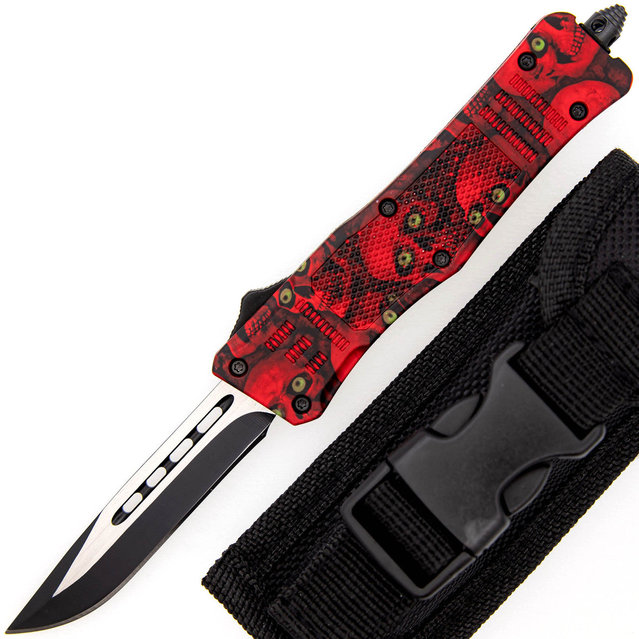 7.25" Despair Factor Automatic Dual Action Out The Front Knife - TOPHATTER'S ARMORY DEALS Collectible Weapons - Tophatter Daily Deals