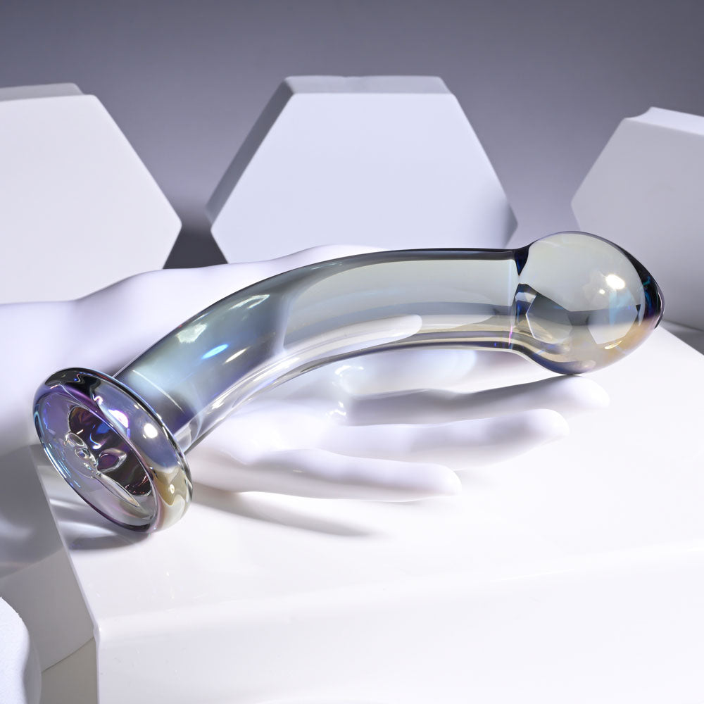 Playboy Pleasure JEWELS KING 16.4cm Glass Multi Play Toy > Glass > Dildos - Tophatter Daily Deals