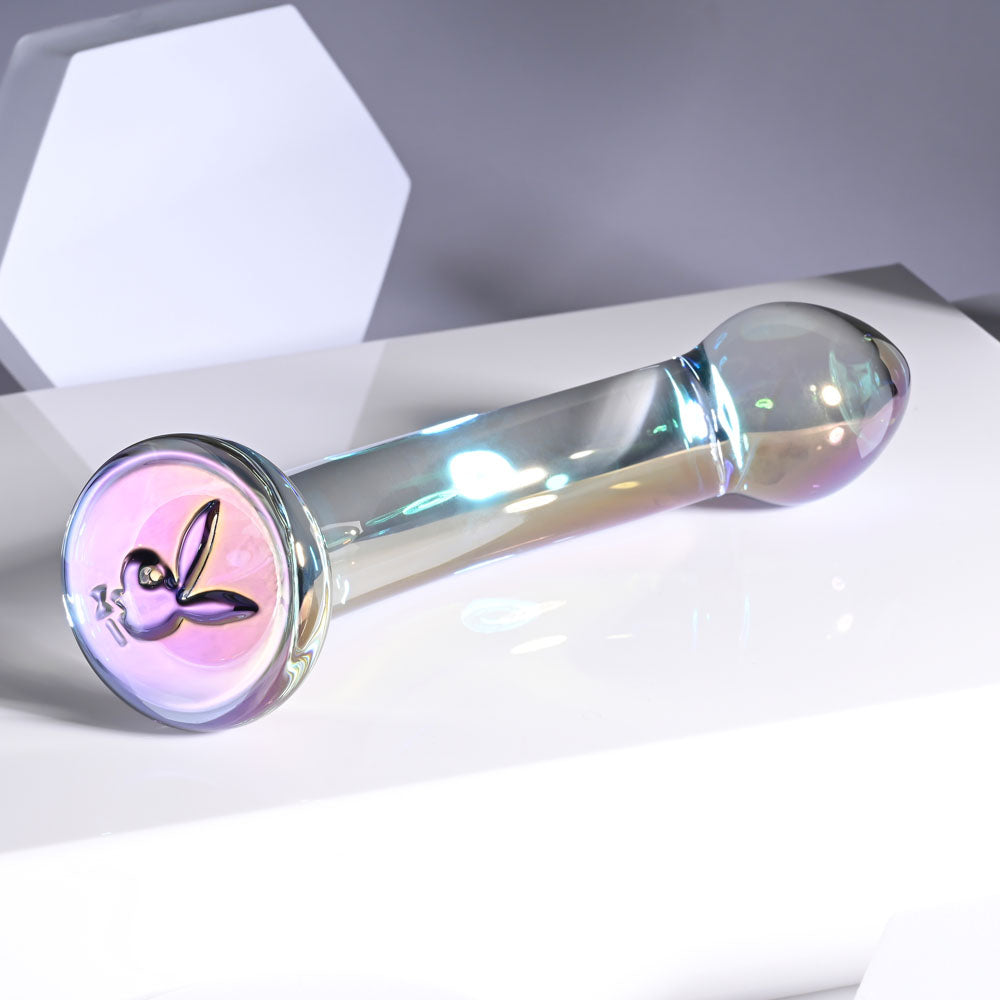 Playboy Pleasure JEWELS KING 16.4cm Glass Multi Play Toy > Glass > Dildos - Tophatter Daily Deals