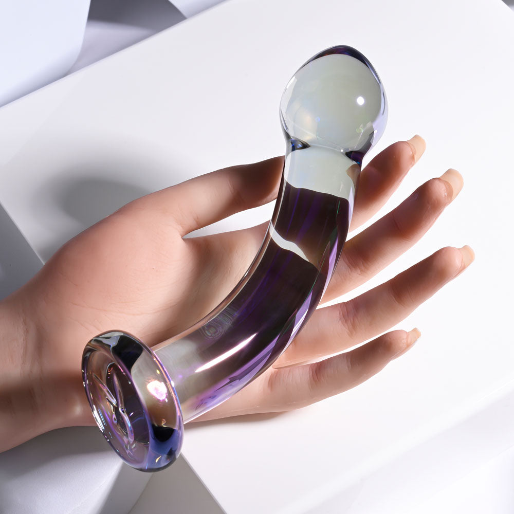 Playboy Pleasure JEWELS KING 16.4cm Glass Multi Play Toy > Glass > Dildos - Tophatter Daily Deals