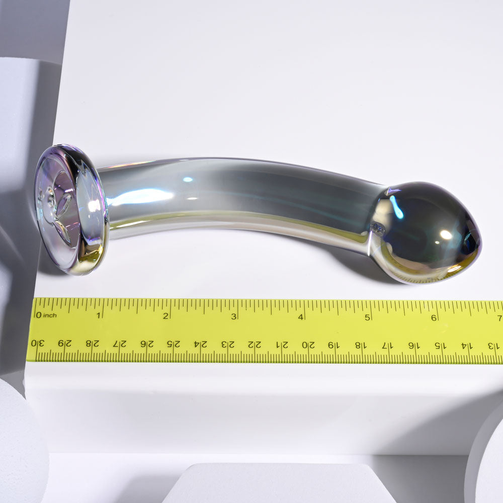 Playboy Pleasure JEWELS KING 16.4cm Glass Multi Play Toy > Glass > Dildos - Tophatter Daily Deals