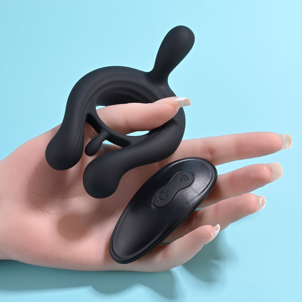 Playboy Pleasure Triple Play Vibrating Cock Ring > Cock Ring > Vibrating - Tophatter Daily Deals