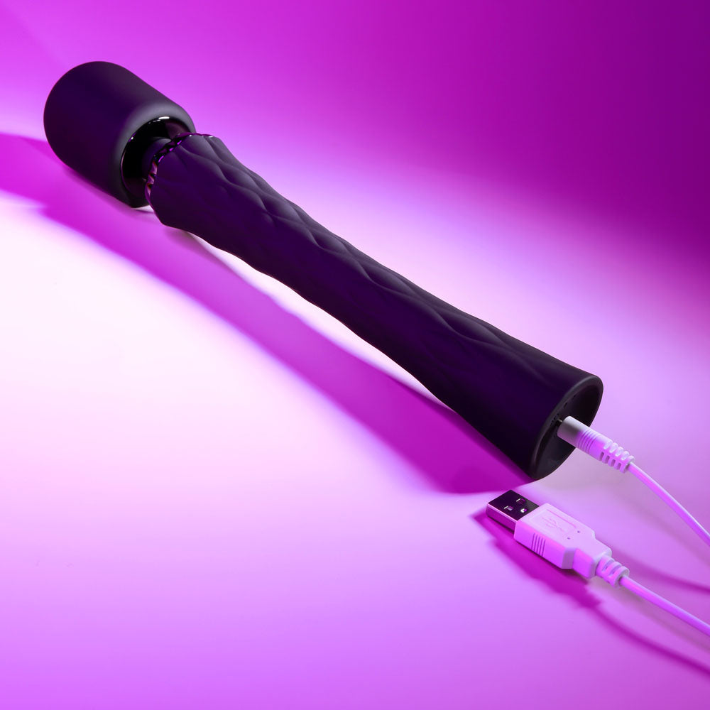 Playboy Pleasure ROYAL Velvet Silicone Wand Vibrator > Sex Toys > Massage Wands - Tophatter Daily Deals