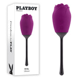 Playboy Pleasure PETAL Vibrator with Tongue-Flicking Head > Sex Toys For Ladies > Rose Stimulators - Tophatter Daily Deals