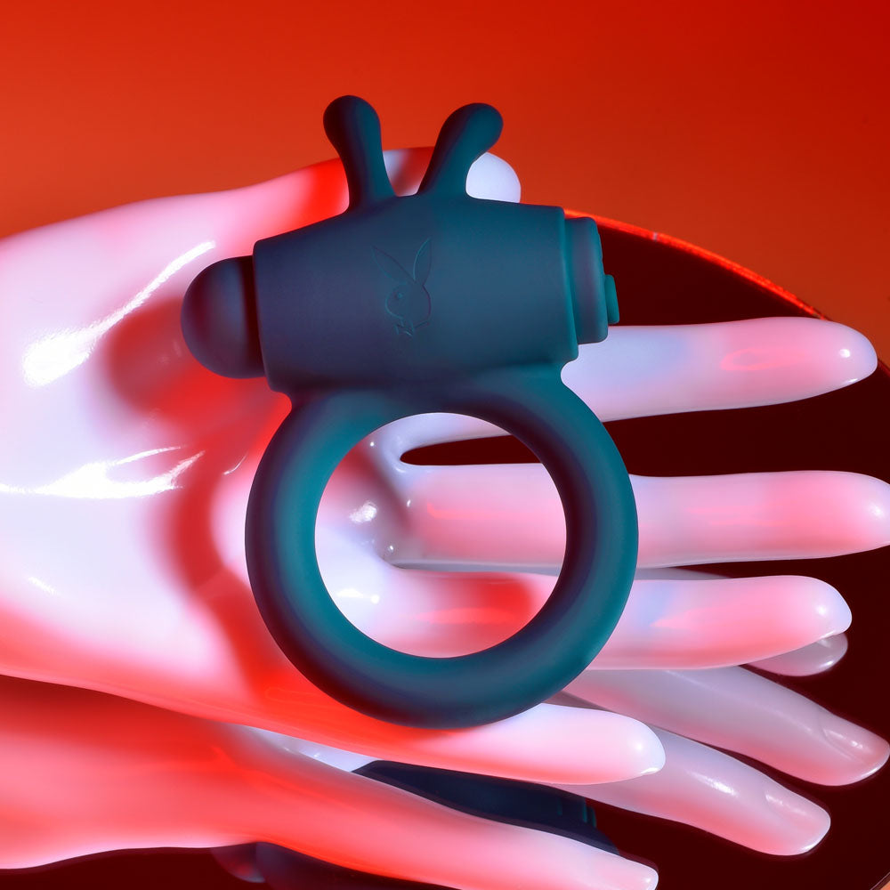 Playboy Pleasure Bunny Buzzer Vibrating Cock Ring > Cock Ring > Vibrating - Tophatter Daily Deals
