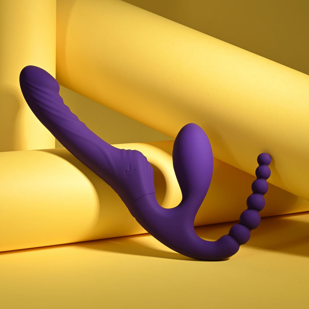Playboy Pleasure Hug It Out – 29 cm USB Rechargeable Strapless Strap-On > Dildos > Strapless Strap Ons - Tophatter Daily Deals