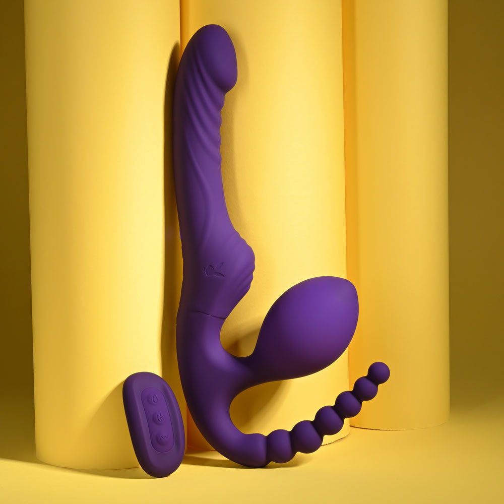 Playboy Pleasure Hug It Out – 29 cm USB Rechargeable Strapless Strap-On > Dildos > Strapless Strap Ons - Tophatter Daily Deals