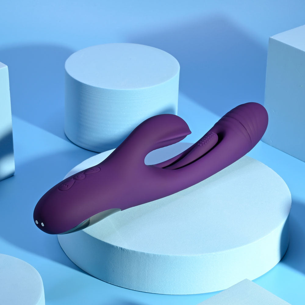 Playboy Pleasure THE THRILL Rabbit Vibrator with 7 Speeds > Vibrators > Ladies > Rabbit - Tophatter Daily Deals