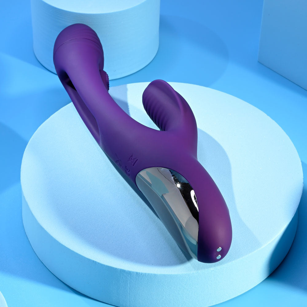 Playboy Pleasure THE THRILL Rabbit Vibrator with 7 Speeds > Vibrators > Ladies > Rabbit - Tophatter Daily Deals