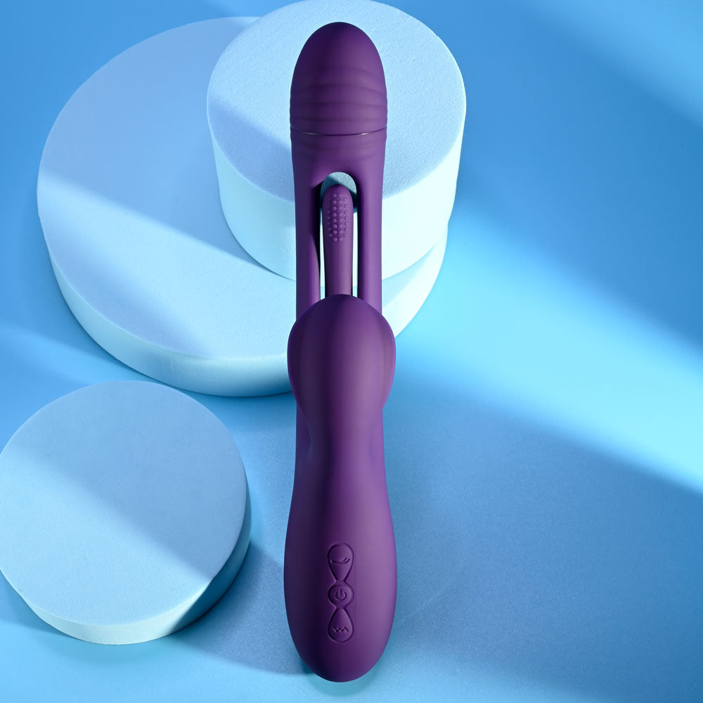 Playboy Pleasure THE THRILL Rabbit Vibrator with 7 Speeds > Vibrators > Ladies > Rabbit - Tophatter Daily Deals