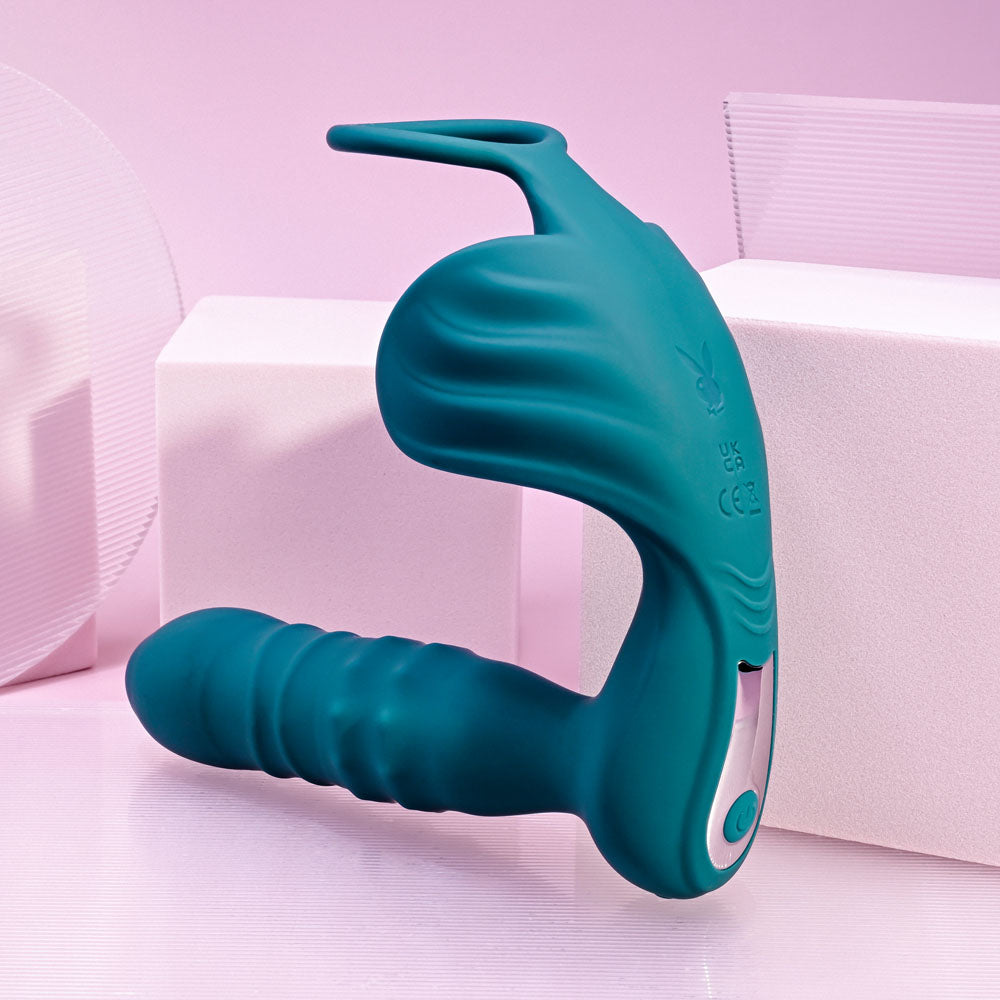 Playboy Pleasure BRING IT ON Vibrating Butt Plug 15.4cm > Anal Range > Vibrating Butt Plugs - Tophatter Daily Deals