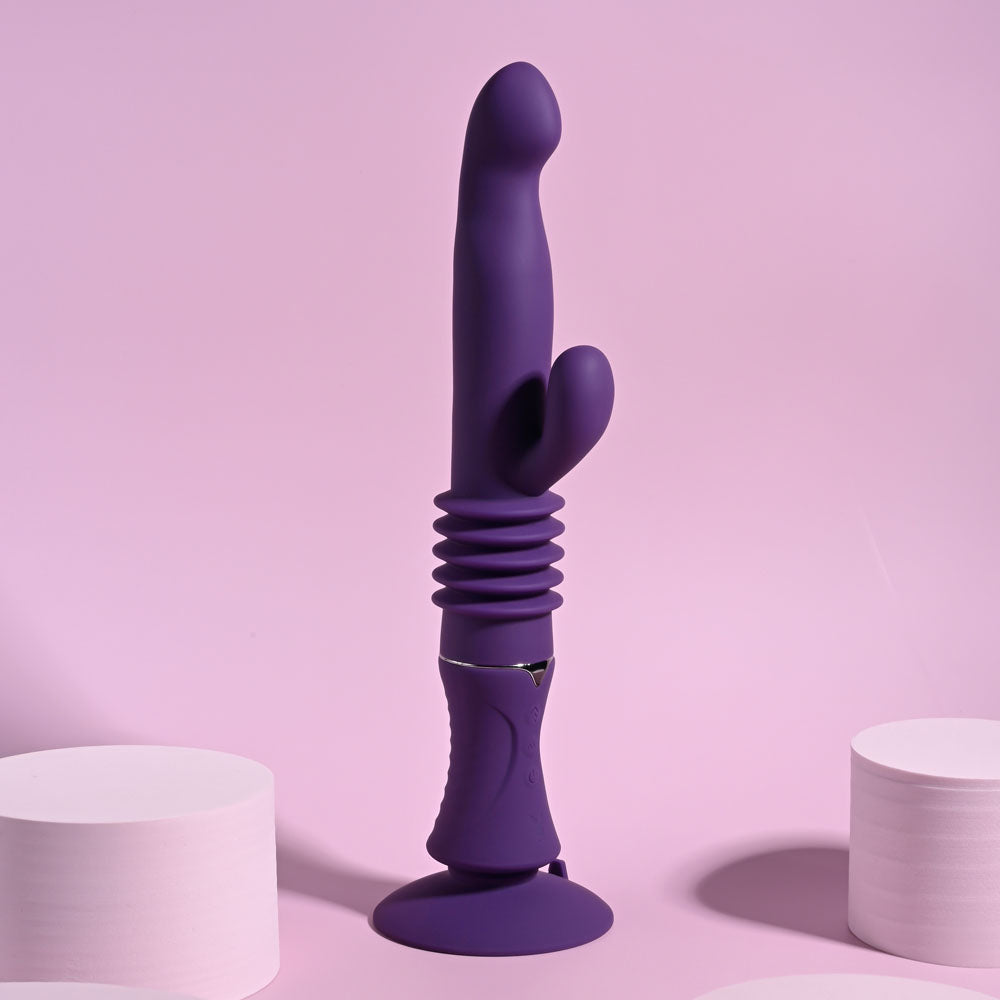 Playboy Pleasure Hoppy Ending – USB Rechargeable 29.2 cm Rabbit Vibrator > Vibrators > Ladies > Rabbit Multi - Tophatter Daily Deals