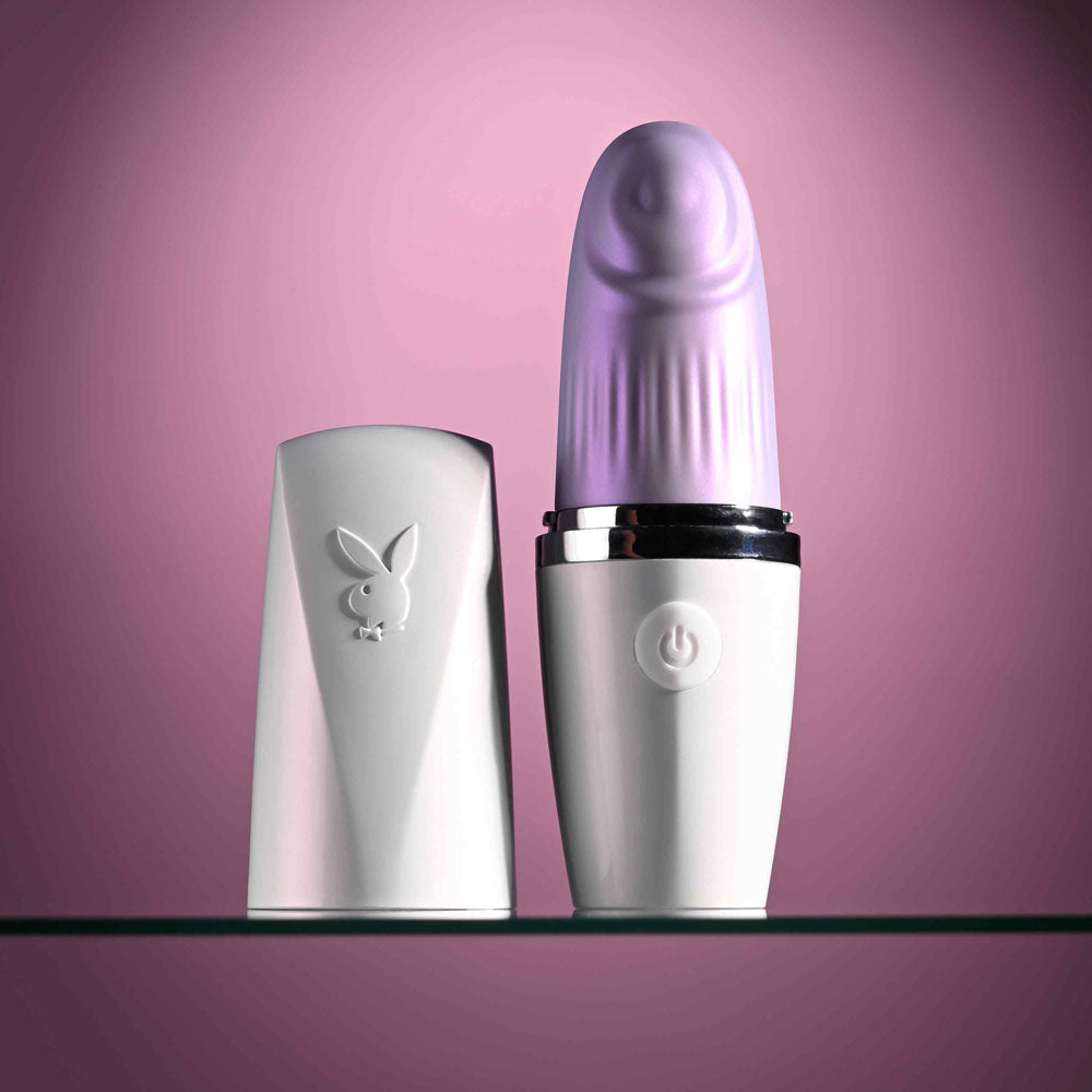 Playboy Pleasure GETAWAY Tapping Toy 14.2 cm Waterproof > Vibrators > Ladies > Clitoral Vibrators and Stimulators - Tophatter Daily Deals