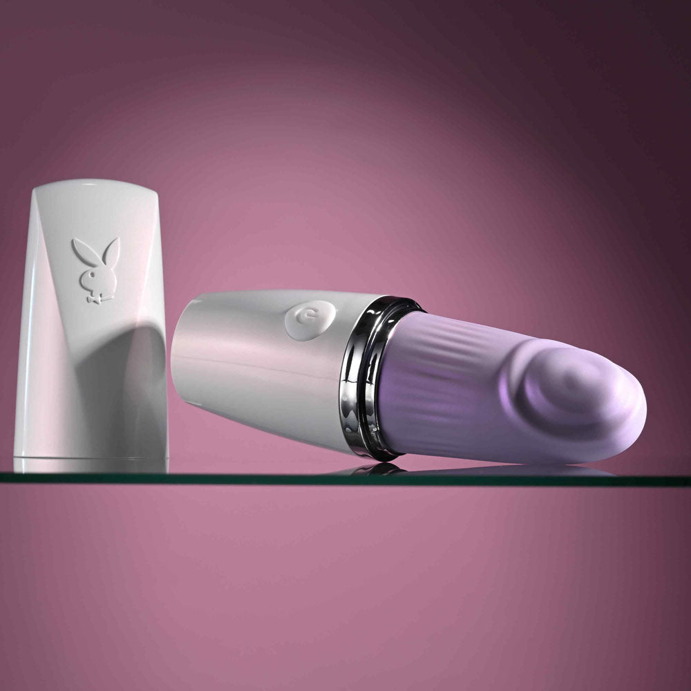 Playboy Pleasure GETAWAY Tapping Toy 14.2 cm Waterproof > Vibrators > Ladies > Clitoral Vibrators and Stimulators - Tophatter Daily Deals