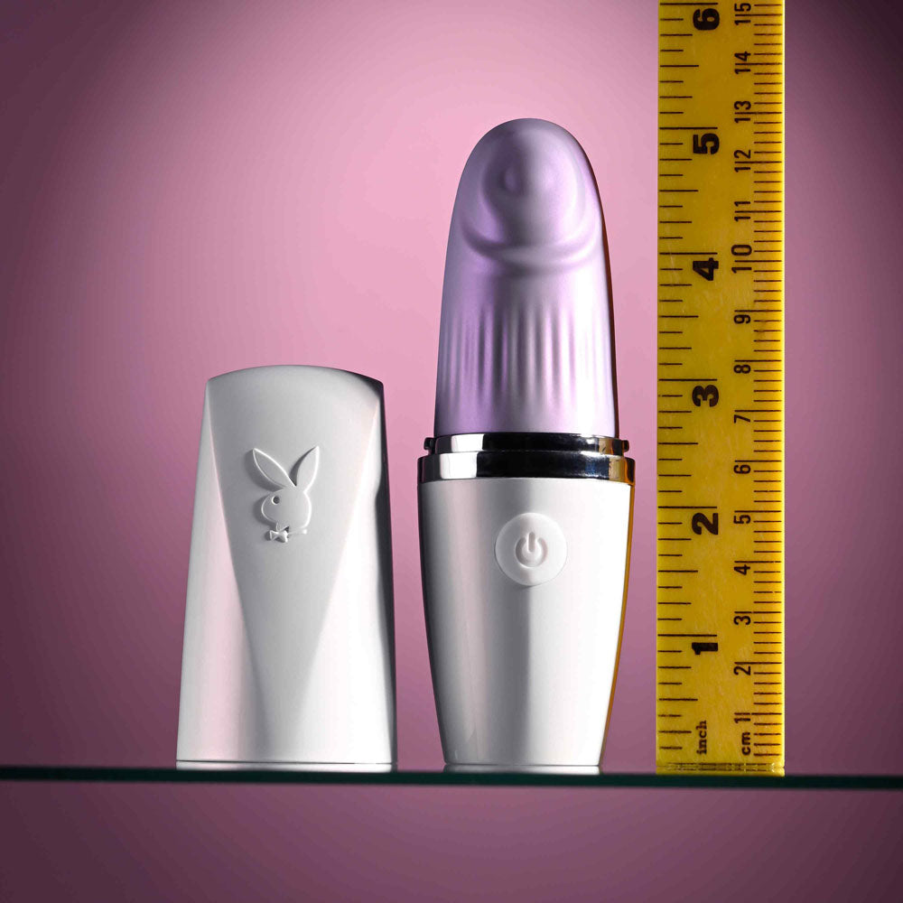 Playboy Pleasure GETAWAY Tapping Toy 14.2 cm Waterproof > Vibrators > Ladies > Clitoral Vibrators and Stimulators - Tophatter Daily Deals